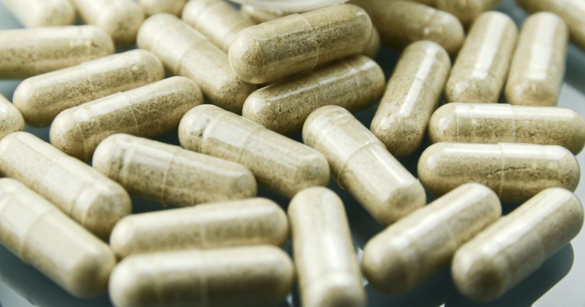 close up of resveratrol supplements