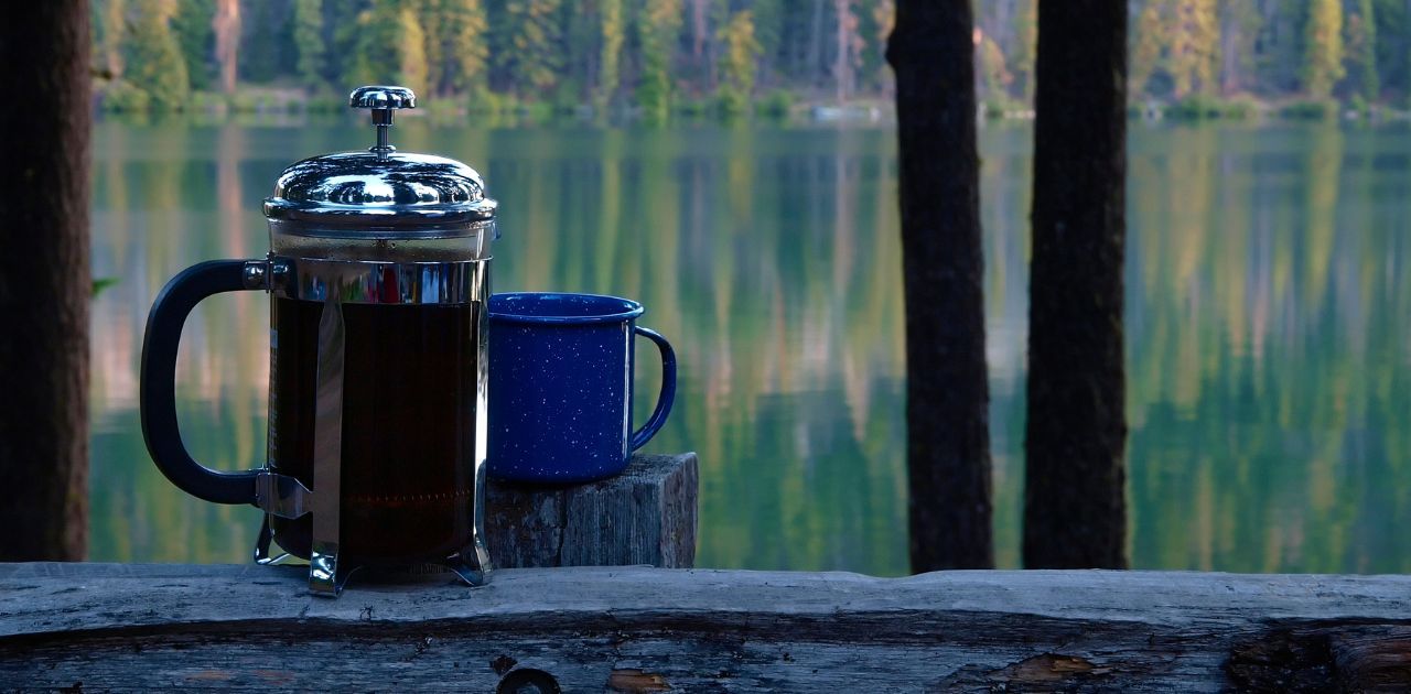 How to Make Coffee While Camping - French Press