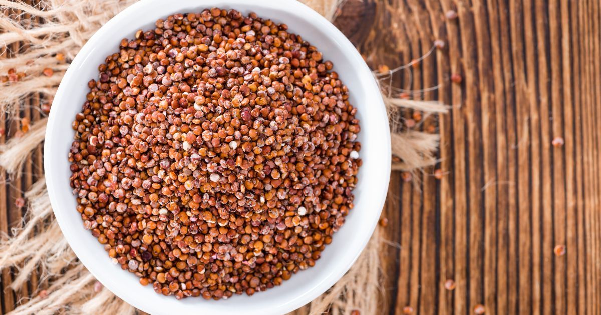 Bowl of Red Quinoa