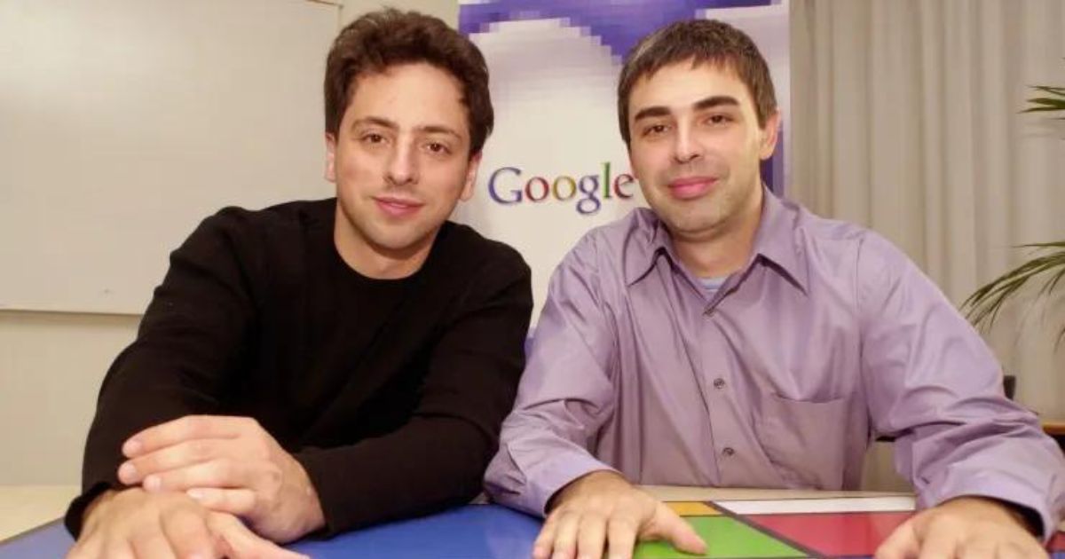 Sergey Brin and Larry Page co founders of Google