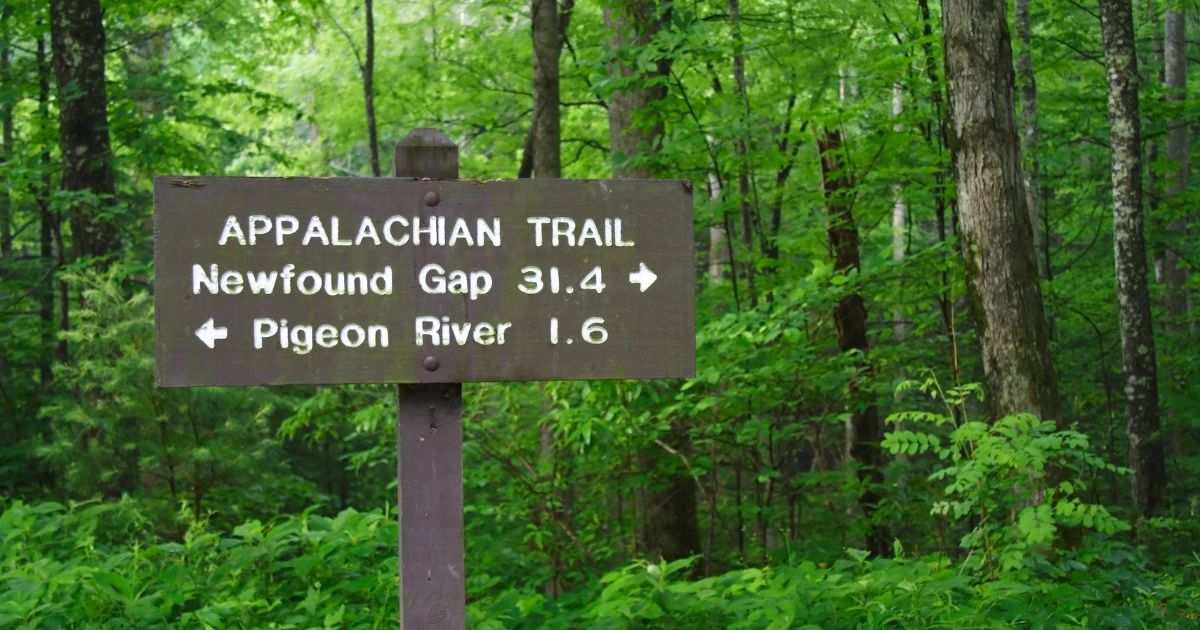 Appalachian trail marker