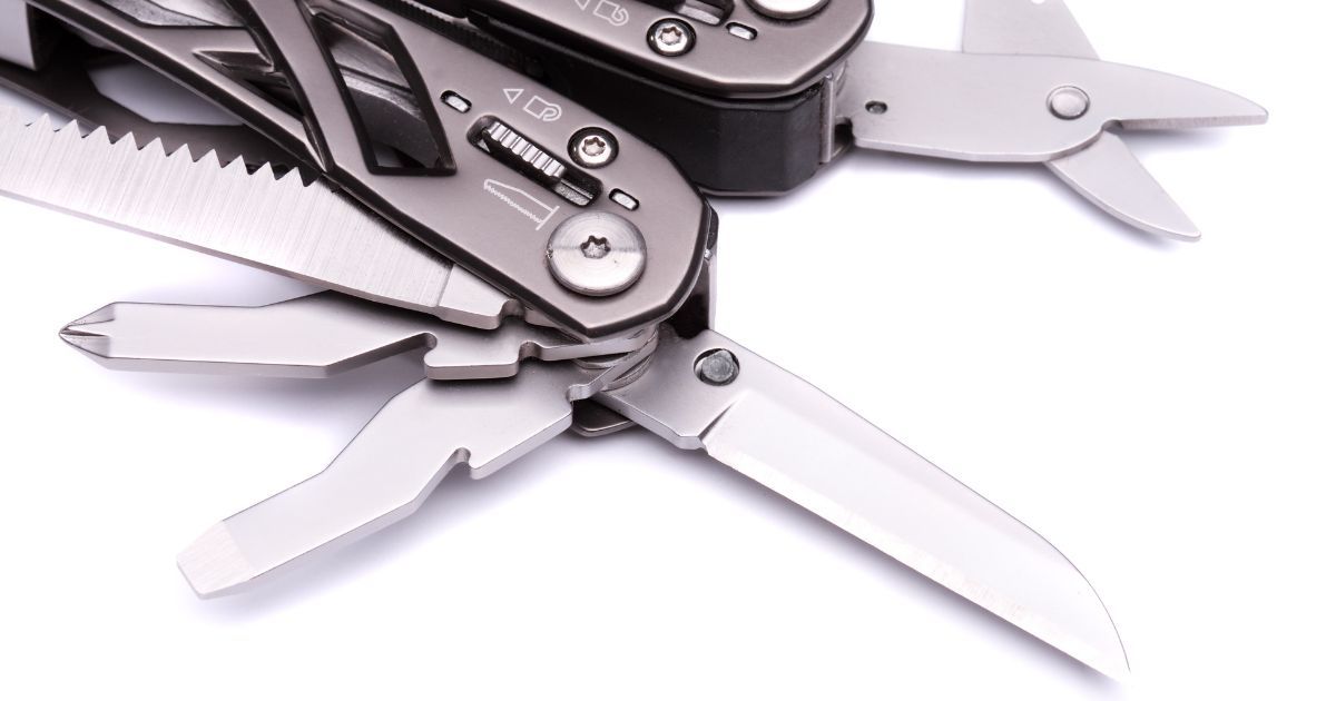 close up of a multi tool