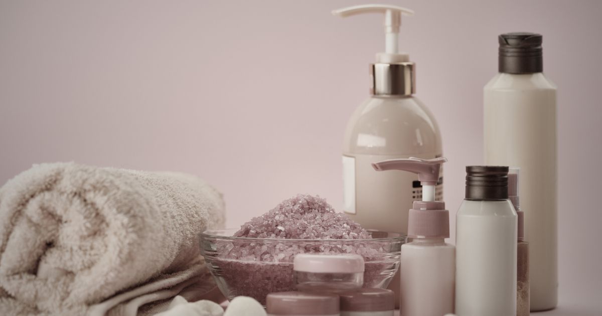 photo of conventional skin care products