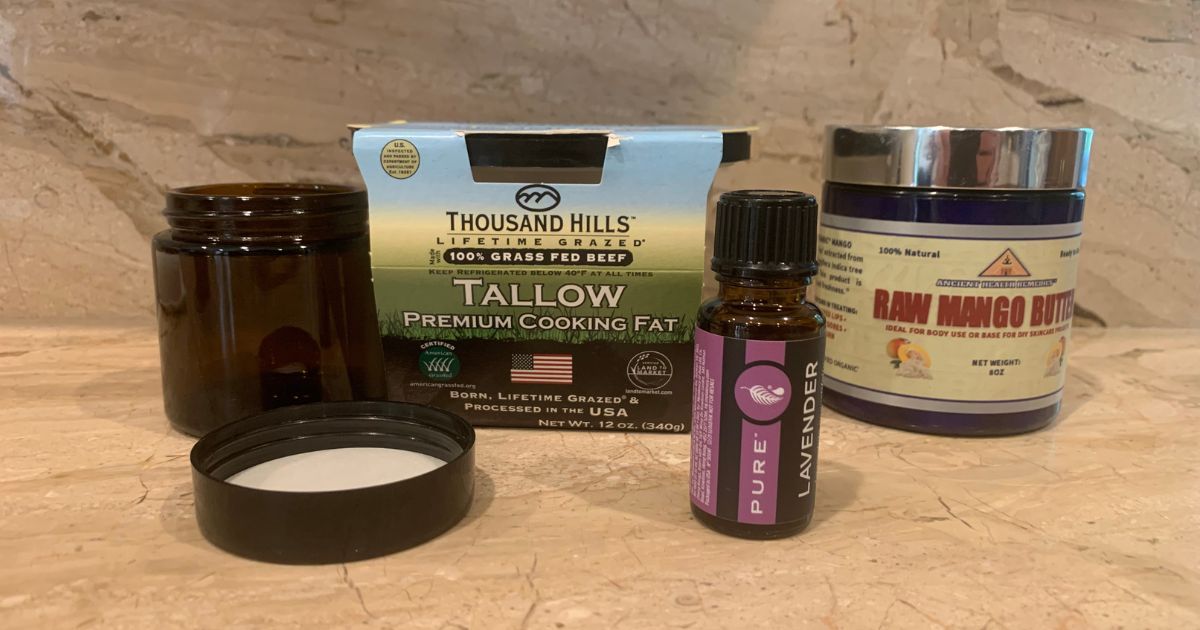 ingredients for tallow cream