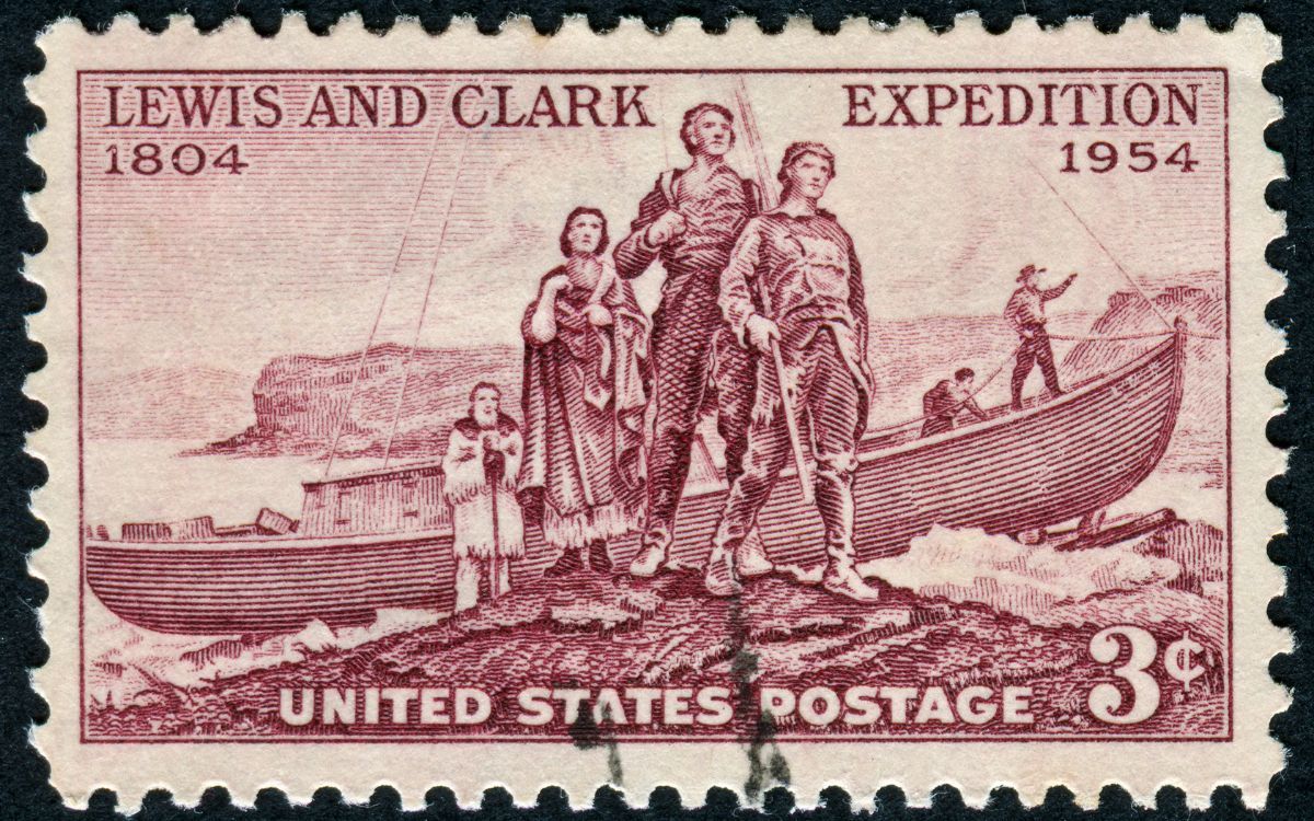 lewis and clark postage stamp