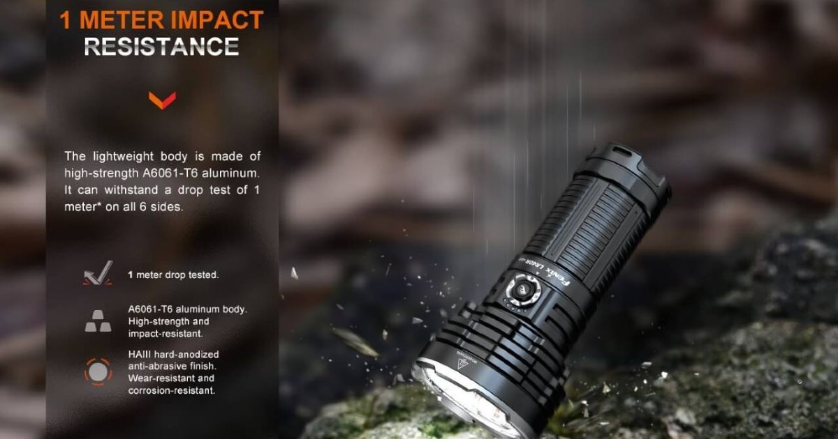 impact resistance flashlight