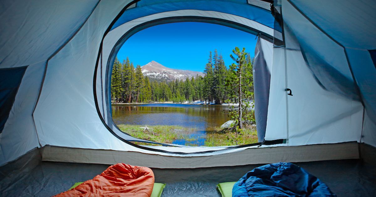 tent camping in Yosemite National Park