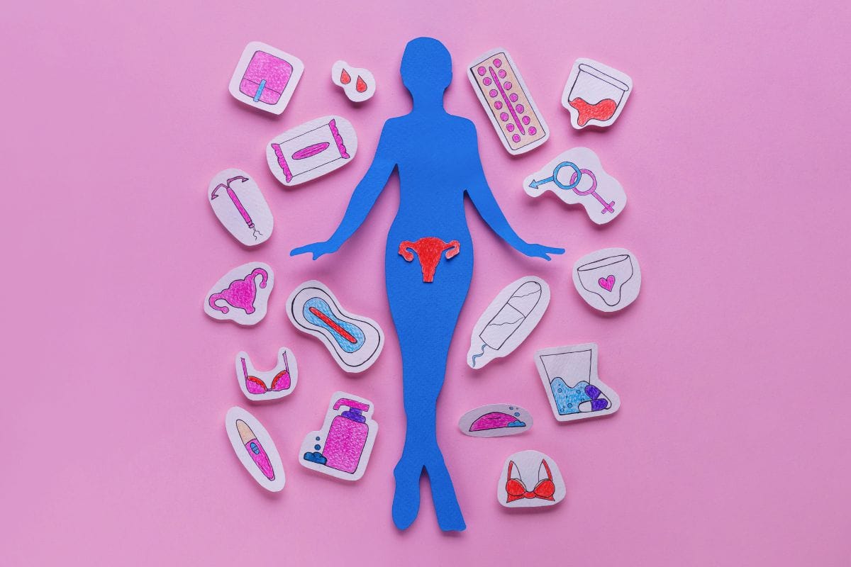 paper cutouts of womans health images